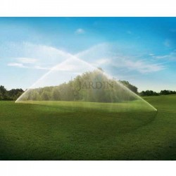 Set di 4 Irrigatore Hunter I-25-04-SS-B Regolabile, in Acciaio, Gittata da 11,9 a 21,6 metri