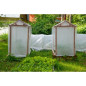 Cobertura de estufa, cobertura de plástico transparente 2x100m, proteção de cultivos, cobertura de estufa Cobertura de estufa, cobertura de plástico transparente 2x100m, proteção de cultivos, cobertura de estufa