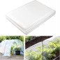 Cobertura de estufa, cobertura de plástico transparente de 2x5 m, proteção de cultivos, cobertura de estufa Cobertura de estufa, cobertura de plástico transparente de 2x5 m, proteção de cultivos, cobertura de estufa