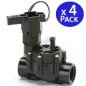 Set di 4 Elettrovalvola di Irrigazione Rain Bird 3/4'' 24V 075DV, per Programmatori Elettrici