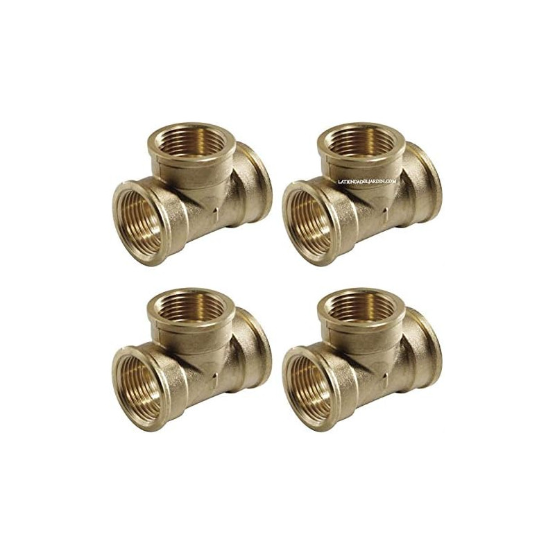 4 x 2 "brass threaded female tee