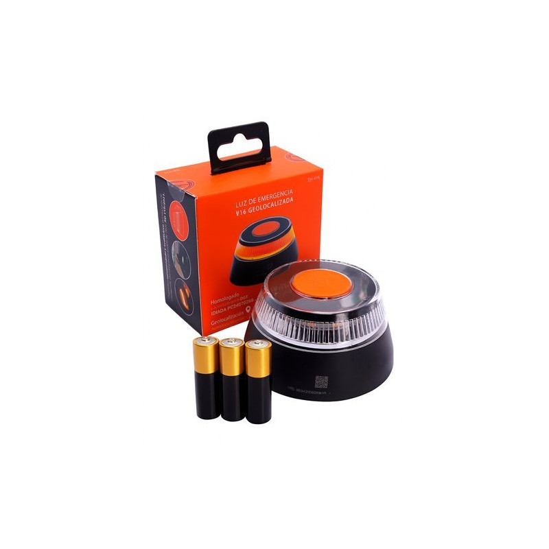 Luz de Emergencia V16 Homologada DGT con Geolocalización