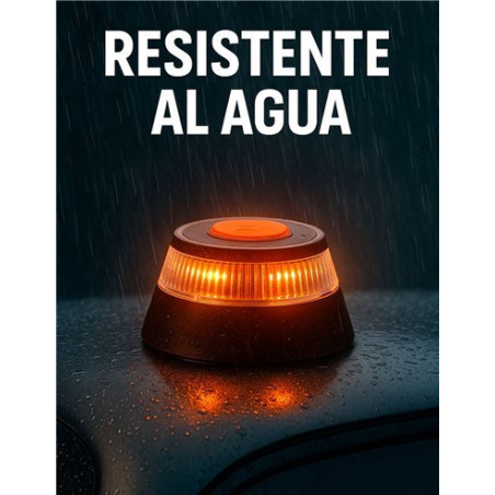 Luz de emergência V16 aprovada pela DGT com geolocalização