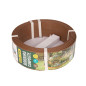 Bordure composite marron 0,09 x 5 mètres d'une épaisseur de 4,5 mm, idéale pour les jardins Bordure composite marron 0,09 x 5 mètres d'une épaisseur de 4,5 mm, idéale pour les jardins