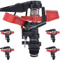 Lot de 5 Arroseur secteur agricole arrosage 1/2'', portée 8 à 13 m, Suinga Lot de 5 Arroseur secteur agricole arrosage 1/2'', portée 8 à 13 m, Suinga