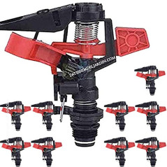 1/2" agricultural sector sprinkler, 8 to 13 meters. 10 units