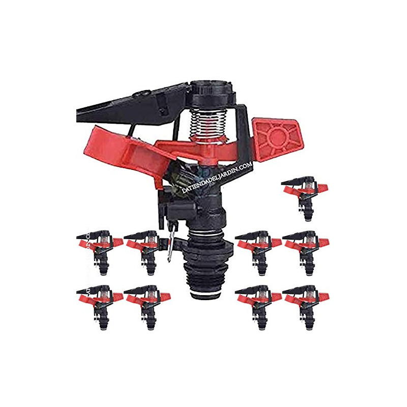 Lot de 10 Arroseur secteur agricole arrosage 1/2'', portée 8 à 13 m, Suinga Lot de 10 Arroseur secteur agricole arrosage 1/2'', portée 8 à 13 m, Suinga