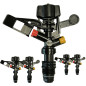 5 Stück Kreislandwirtschaft Sprinkler 1/2'', Reichweite 7-13 Meter, Durchfluss 0,76 bis 1,68 m³/Stunde