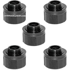 Pack 5 Adaptador 1/2'' Hembra para Toberas Riego. Rosca Superior para Toberas y Aspersores Rain Bird, Hunter, KRain