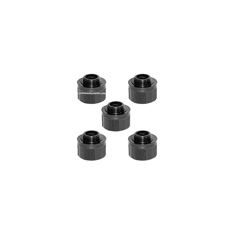 Pack 5 Adaptador 1/2'' Hembra para Toberas Riego. Rosca Superior para Toberas y Aspersores Rain Bird, Hunter, KRain Pack 5 Adaptador 1/2'' Hembra para Toberas Riego. Rosca Superior para Toberas y Aspersores Rain Bird, Hunter, KRain