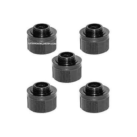 Pack 5 Adaptador 1/2'' Hembra para Toberas Riego. Rosca Superior para Toberas y Aspersores Rain Bird, Hunter, KRain