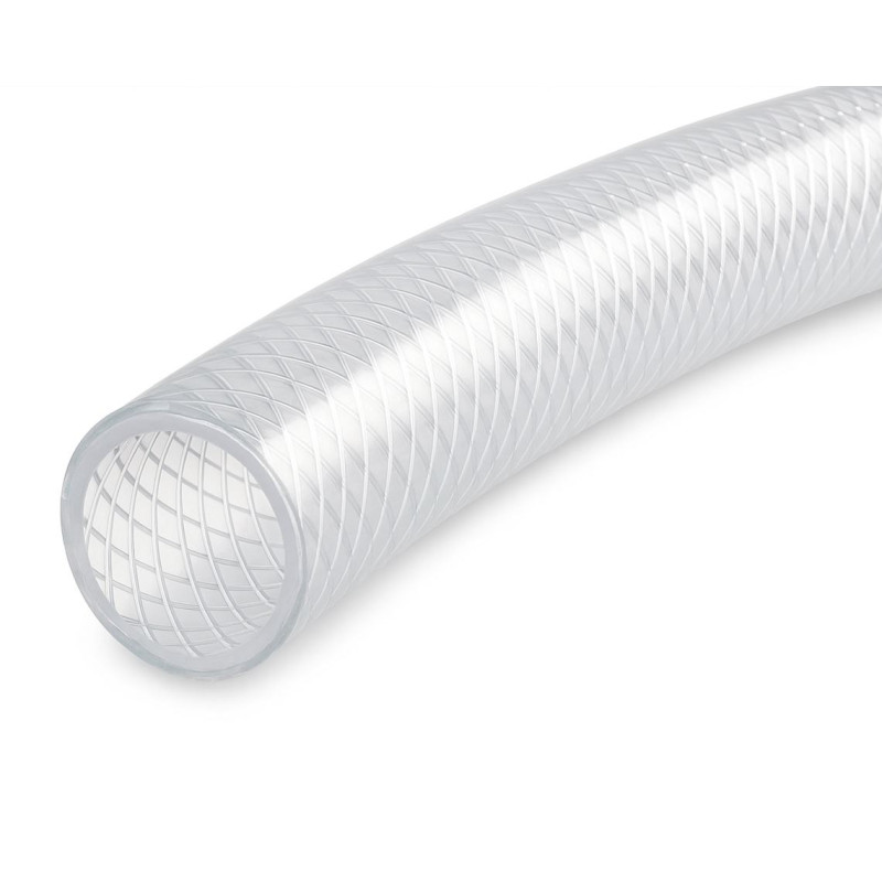 Tuyau en PVC transparent cristal 19 x 26 mm, 25 m