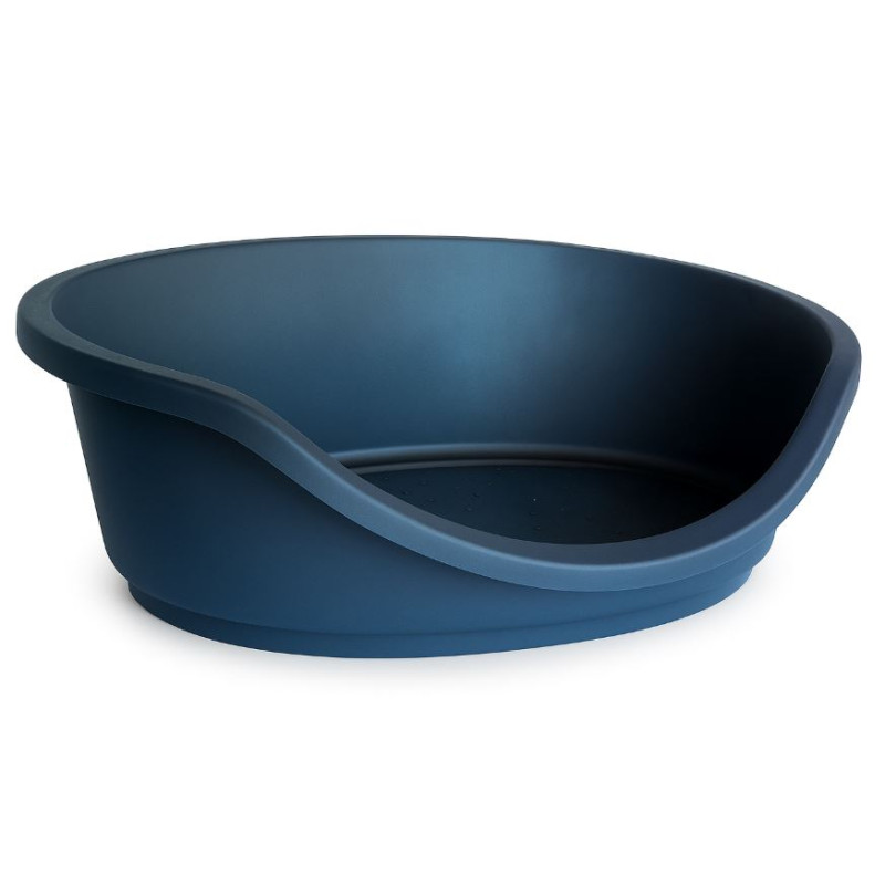 Cama Plástica para Perros y Gatos Pequeños 53x32x19 cm | Ideal para Mascotas de Raza Pequeña