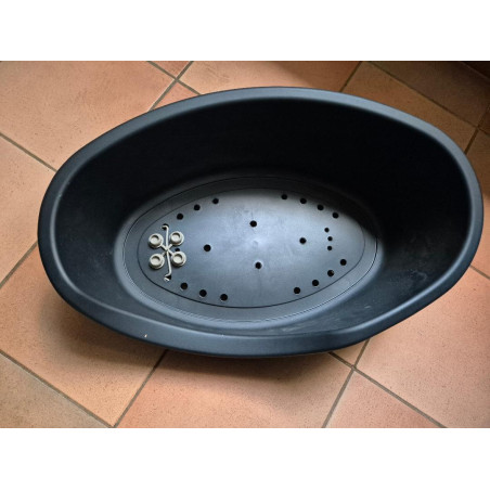 Cama de plástico para cães grandes 80x60x25 cm | Ideal para animais de estimação de raças grandes