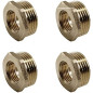 4 x 1 1/2 "x 1" brass reduced nut thread 4 x 1 1/2 "x 1" brass reduced nut thread