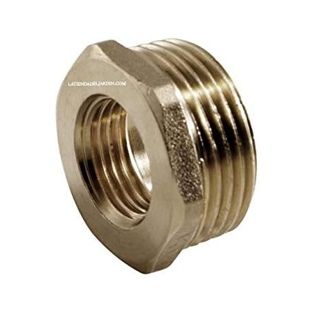 Tuerca latón 1'' x 1/2'' | Accesorio latón Aenor