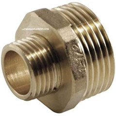 5 x 1 "x 1/2" brass nipple thread