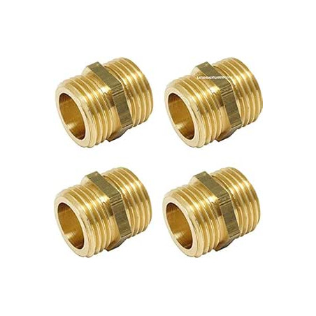 Pack 4 Machón latón 1 1/2'' | Accesorio laton Aenor