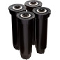 Pack 4 Aspersor emergente profesional 0-360° para riego de jardín Rain Bird 1804, Rosca Hembra 1/2'', Altura de Elevación 10cm
