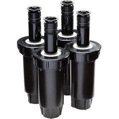 Set di 4 Irrigatori a scomparsa Rain Bird 1802 Professional 0-360° per irrigazione da giardino, filettatura femmina da 1/
