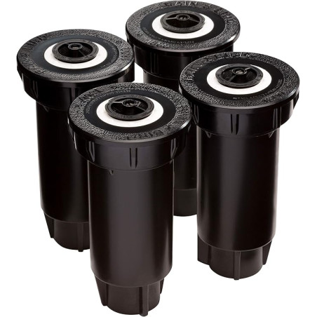 Pack 4 Aspersor emergente profesional 0-360° para riego de jardín Rain Bird 1802