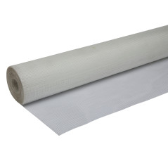 Treillis en fibre de verre tissé pour enduits de façade, 1 x 50 m | Permet l'isolation par l'extérieur