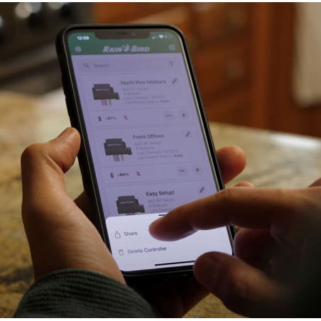 Programador de Riego Rain Bird ESP-BT 9V 2 Zonas