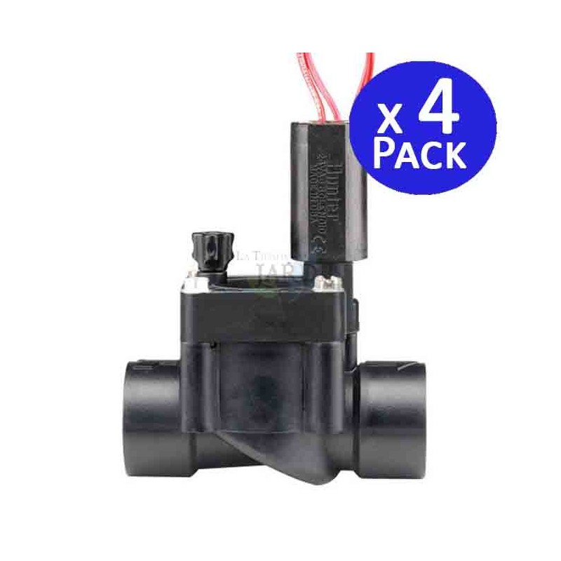Set di 4 Elettrovalvola di Irrigazione Hunter PGV-100, 24V 1'', per Programmatori Elettrici Set di 4 Elettrovalvola di Irrigazione Hunter PGV-100, 24V 1'', per Programmatori Elettrici