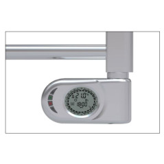 Scaldasalviette elettrico programmabile da 400 W, nero opaco | Scaldasalviette di design nero per bagni