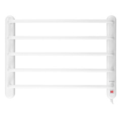 Orbegozo electric towel rail.  Power 90W.  Dry and heat towels.  Screws and nuts included for wall mounting.