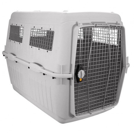 Porteur de Chien XL 73x102x77 cm. Boîte de Transport pour Chiens et Chats en plástique, Caisse de Transport Cage de transport