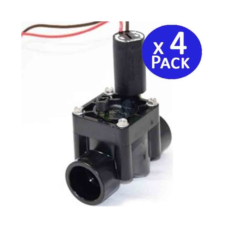 4 Stück Hunter PGV-100 Bewässerungsventil, 9V 1'', für batteriebetriebene Steuergeräte 4 Stück Hunter PGV-100 Bewässerungsventil, 9V 1'', für batteriebetriebene Steuergeräte