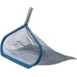 Pool Bottom Leaf Skimmer with Sturdy Aluminum Frame and Durable Net for Effective Debris Removal Pool Bottom Leaf Skimmer with Sturdy Aluminum Frame and Durable Net for Effective Debris Removal