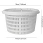 Universal skimmer basket for Astralpool 15 L skimmer — professional replacement with perfect fit (height 10 cm · Ø 19/14.3 cm)