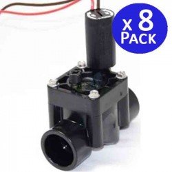 8 Stück Hunter PGV-100 Bewässerungsventil, 9V 1'', für batteriebetriebene Steuergeräte