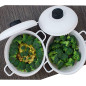 Pentola a pressione per microonde 2,8 l – Cuociriso per microonde / Cuociriso per microonde, Vaporiera per microonde