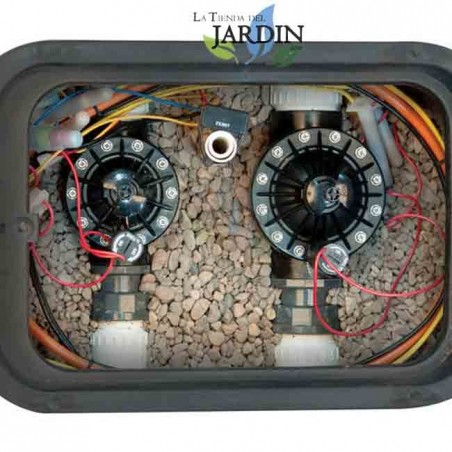 Électrovanne d'irrigation Hunter PGV150 1 1/2" | Électrovanne de jardin 9 V avec régulateur | Électrovanne d'irrigation pour pro