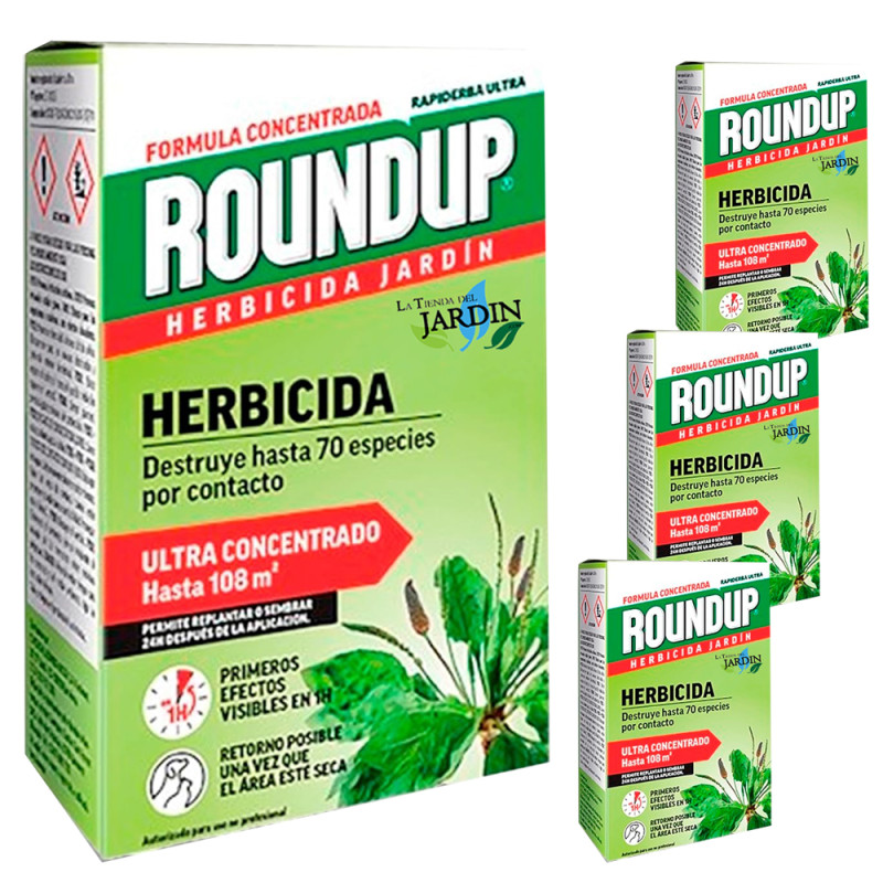 ROUNDUP Total Professional Herbicide 1 Liter | Eliminates weeds, solution for gardens, orchards and outdoor areas ROUNDUP Total Professional Herbicide 1 Liter | Eliminates weeds, solution for gardens, orchards and outdoor areas