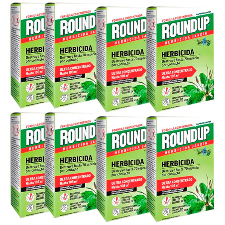 ROUNDUP Total Professional Diserbante 2 Litri | Elimina le erbacce, soluzione per giardini, frutteti e aree esterne