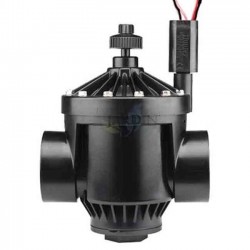 Hunter PGV-151 Bewässerungsventil, 9V Latch, 1 1/2'' mit Durchflussregler, für batteriebetriebene Steuergeräte