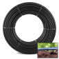 Tubo di irrigazione a goccia nero da 16 mm, gocciolatori ogni 33 cm, 200 metri
