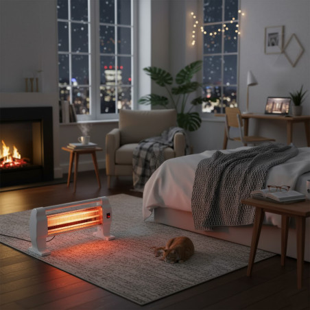 Estufa suelo radiante de cuarzo