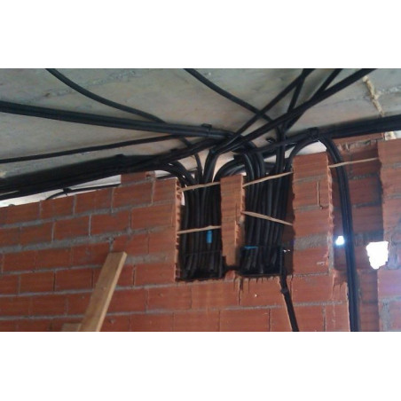 Blaues Wellrohr 19 mm 50 Meter | Wellrohr mit AENOR-Zertifikat | Geeignet zum Schutz von Rohren