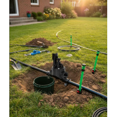 Elettrovalvola per irrigazione Rain Bird 100HVF 1'' 24V con regolatore di flusso. Funziona con programmatori elettrico