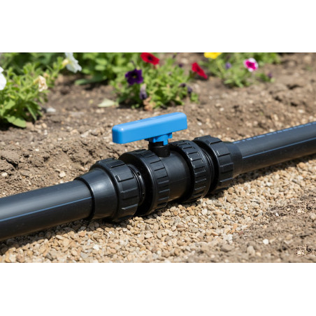 Connettore in PP per tubo d'acqua da 20 mm, connettore a morsetto per tubi in PE, per raccordo da 20 mm