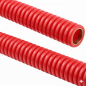 Tubo Corrugado Rojo 19mm 50 metros | Tuberia corrugada con Certificado Aenor | Adecuado para la protección de tuberias