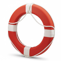 Salvagente omologato per piscine | Anello di salvataggio da 70 cm | Sicurezza e alta resistenza in acqua