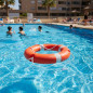 Salvagente omologato per piscine | Salvagente da 70 cm | Sicurezza in acqua