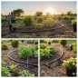 Tuberia Riego por Goteo 16mm SIN GOTEROS 50 metros | Tuberia riego 16mm AENOR | Manguera de Riego 16 mm | Tubo Jardin 16 mm