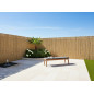 Canisse en bambou naturel entière 1,5 x 5 mètres, Occultation 95%, tiges de bambou naturelles pour terrasses et jardins